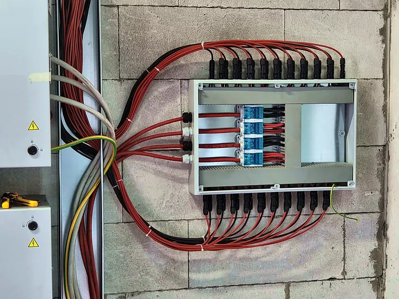 Quadro di campo fotovoltaico